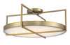 Minka-Lavery - 5617-695-L - LED Semi Flush Mount - Boada - Soft Brass