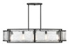 Minka-Lavery - 5268-66A - Six Light Island Pendant - Bella Collina - Coal