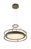 Minka-Lavery - 5086-781-L - LED Pendant - Levitation - Sand Coal & Soft Brass