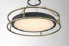 Minka-Lavery - 5086-781-L - LED Pendant - Levitation - Sand Coal & Soft Brass