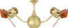 Matthews Fan Company - VB-BRBR-WD - 42"Ceiling Fan - Vent-Bettina - Brushed Brass