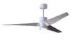 Matthews Fan Company - SJ-WH-BW-60 - 60"Ceiling Fan - Super Janet - Gloss White