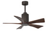 Matthews Fan Company - PA5-TB-WA-42 - 42"Ceiling Fan - Patricia - Textured Bronze