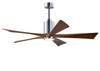 Matthews Fan Company - PA5-CR-WA-60 - 60"Ceiling Fan - Patricia - Polished Chrome