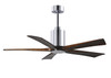 Matthews Fan Company - PA5-CR-WA-52 - 52"Ceiling Fan - Patricia - Polished Chrome