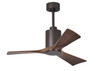 Matthews Fan Company - PA3-TB-WA-42 - 42"Ceiling Fan - Patricia - Textured Bronze