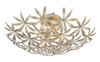 Minka-Lavery - 2144-735 - Four Light Flush Mount - Flower Child - Ambry Gold