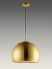 ET2 - E24926-SBRCOF - LED Pendant - Palla - Satin Brass / Coffee