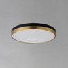 Maxim - 59704WTBKAB - LED Flush Mount - Dapper - Black / Antique Brass