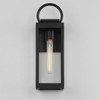 Maxim - 40314CLBK - One Light Outdoor Wall Sconce - Nassau Vivex - Black