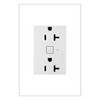 Legrand - WNAR203W1 - Plus-Sized 20A Outlet - Adorne - White