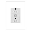 Legrand - WNAR153W1 - Plus-Sized 15A Outlet - Adorne - White