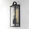 Maxim - 30756CLBK - Three Light Outdoor Wall Sconce - Manchester - Black