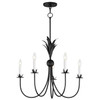 Maxim - 2885AR - Five Light Chandelier - Paloma - Anthracite