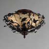 Maxim - 2859OI - Three Light Semi-Flush Mount - Elegante - Oil Rubbed Bronze