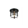 Maxim - 2641BKAB - One Light Flush Mount - Capitol - Black / Antique Brass