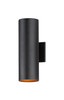 Maxim - 26103BK - Two Light Outdoor Wall Lantern - Outpost - Black