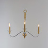 Maxim - 25373CLPCSBR - Three Light Pendant - Clarion - Polished Chrome / Satin Brass