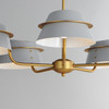Maxim - 25225LFGNAB - Five Light Chandelier - Lucas - Natural Aged Brass