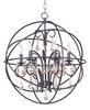 Maxim - 25144OI - Six Light Pendant - Orbit - Oil Rubbed Bronze