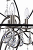 Maxim - 25144ARPN - Six Light Pendant - Orbit - Anthracite / Polished Nickel