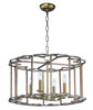 Maxim - 24736BZF - Four Light Chandelier - Helix - Bronze Fusion
