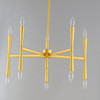 Maxim - 24625SBR - Ten Light Chandelier - Rome - Satin Brass