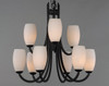 Maxim - 21657SWTXB - Nine Light Chandelier - Taylor - Textured Black