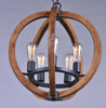 Maxim - 20917APAR - Five Light Chandelier - Bodega Bay - Anthracite