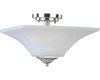 Maxim - 20091FTSN - Two Light Semi-Flush Mount - Aurora - Satin Nickel