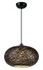 Maxim - 14402CHWT - One Light Outdoor Pendant - Bali - Chocolate