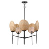 Maxim - 12605NABK - Five Light Chandelier - Maldives - Black