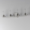 Maxim - 12404CLSN - Four Light Bath Vanity - Pinn - Satin Nickel