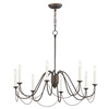 Maxim - 12168CHB - Eight Light Chandelier - Plumette - Chestnut Bronze