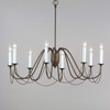 Maxim - 12168CHB - Eight Light Chandelier - Plumette - Chestnut Bronze