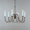 Maxim - 12166CHB - Six Light Chandelier - Plumette - Chestnut Bronze