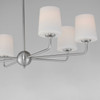 Maxim - 12096SWSN - Six Light Chandelier - Bristol - Satin Nickel