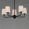 Maxim - 12095SWAR - Five Light Chandelier - Bristol - Anthracite