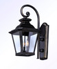 Maxim - 1135CLBZ - Three Light Outdoor Wall Lantern - Knoxville - Bronze