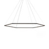 Koncept - ZBP-24-H-SW-MTB-CNP - LED Pendant - Z-Bar Pendant - Matte Black