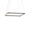 Koncept - ZBP-16-S-SW-MTB-CNP - LED Pendant - Z-Bar Pendant - Matte Black