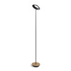 Koncept - RYO-SW-MTB-WOK-FLR - LED Floor Lamp - Royyo - Matte Black, White Oak