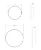 Koncept - RMW-12-SW-CCF-HW+24BD-MBG - LED Wall Sconce - Ramen - Matte Black w/Gold