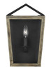 Visual Comfort Studio - WB1877WOW/AF - One Light Wall Sconce - Gannet - Weathered Oak Wood / Antique Forged Iron