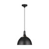 Visual Comfort Studio - TP1061AI - One Light Pendant - Logan - Aged Iron
