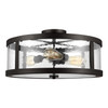 Visual Comfort Studio - SF342ORB - Three Light Semi-Flush Mount - Harrow - Oil Rubbed Bronze