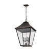 Visual Comfort Studio - OL14409SBL - Four Light Pendant - Galena - Sable