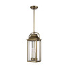Visual Comfort Studio - OL13209PDB - Three Light Pendant - Wellsworth - Painted Distressed Brass