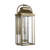 Visual Comfort Studio - OL13202PDB - Four Light Lantern - Wellsworth - Painted Distressed Brass
