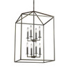 Generation Lighting. - 5115008-710 - Eight Light Hall / Foyer - Perryton - Bronze